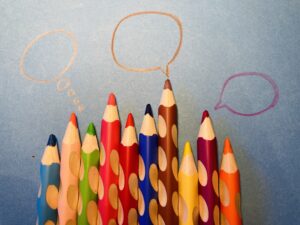 Crayons qui réfléchissent